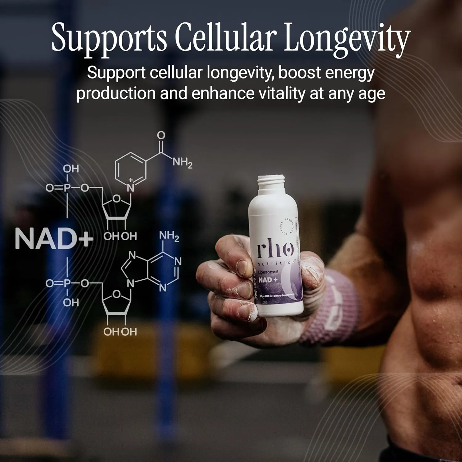 Liposomal NAD  - Ultra High Absorption Liquid NAD  Supplement - NMN or Nicotinamide Riboside Alternative - Supports Cellular Longevity, Healthy Aging, Energy Metabolism and Vitality