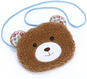 Little Kids Cute Plush Bear Purse (Age 3-8 Yr)