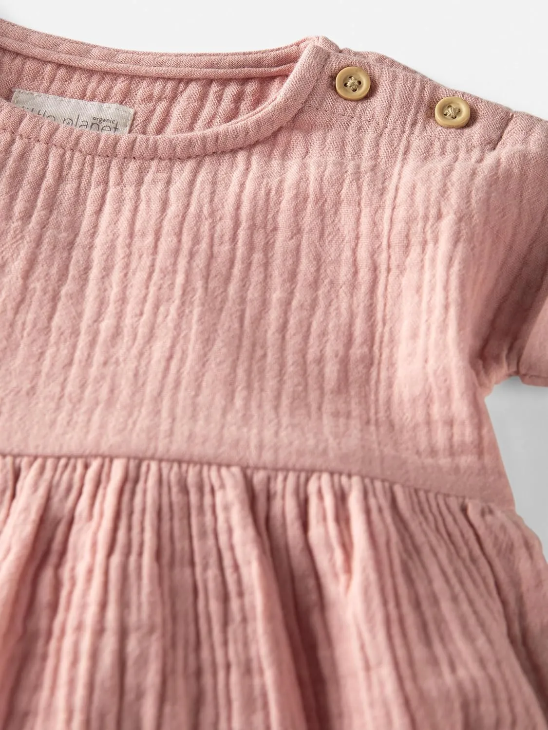 little planet by carter's Baby Girls' Dress Made with Organic Cotton