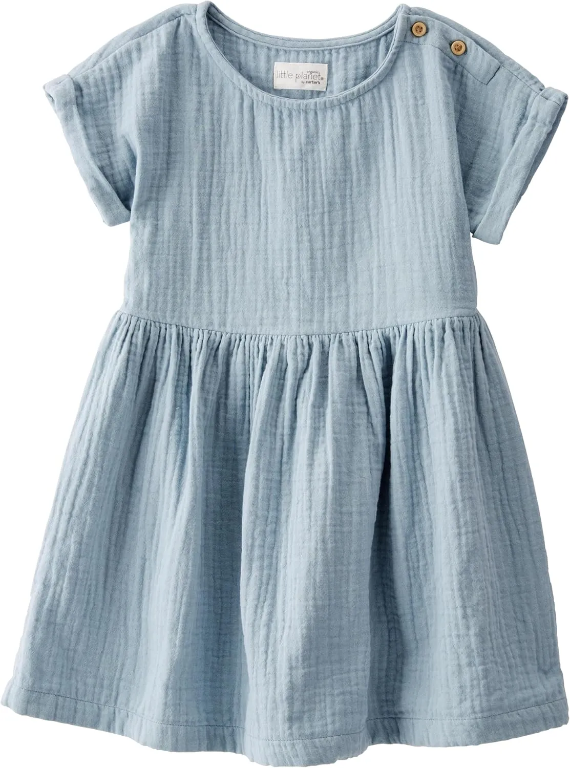 little planet by carter's Baby Girls' Dress Made with Organic Cotton