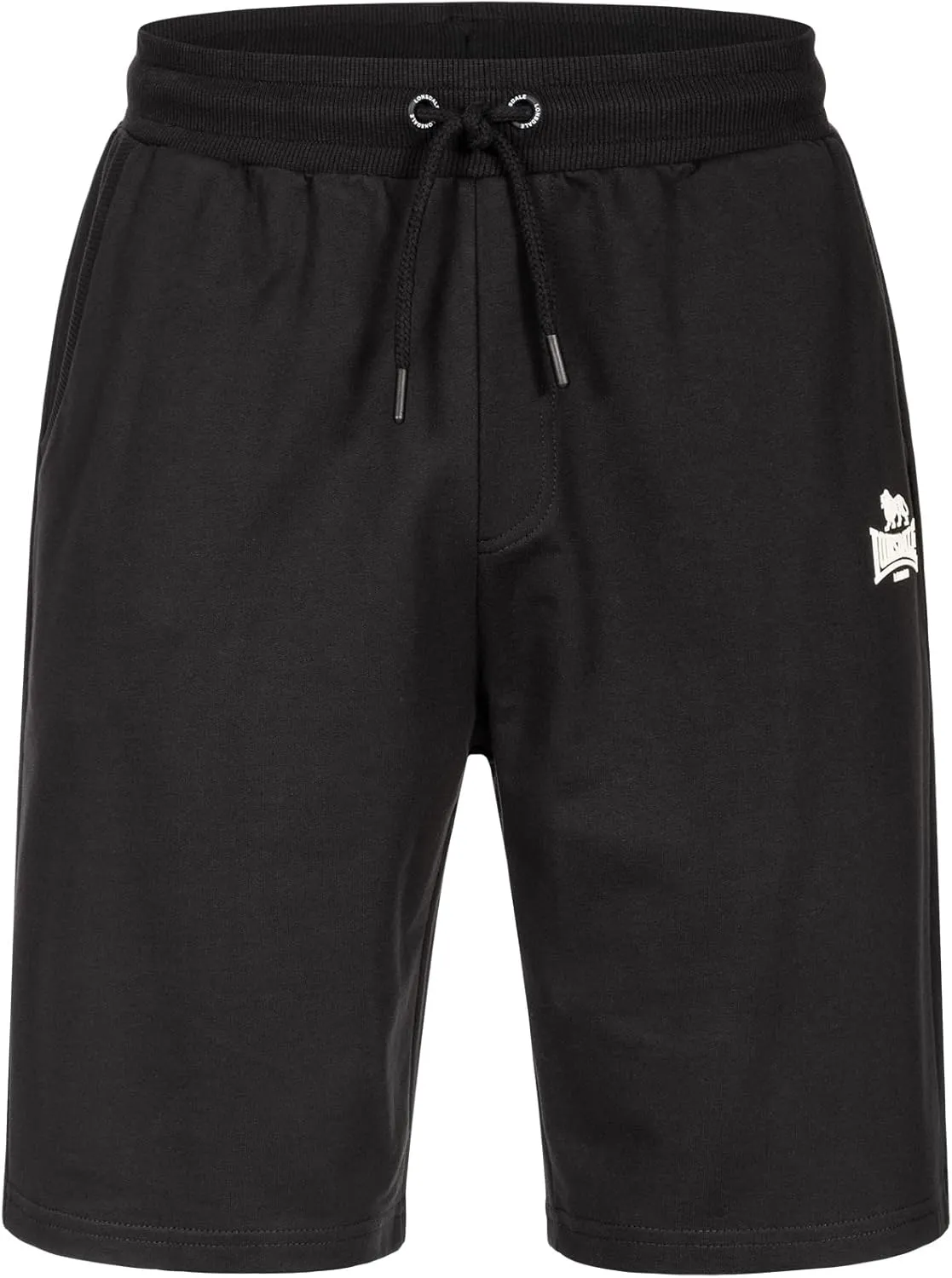 Lonsdale Men's Dallow Shorts, black / white, X-Large