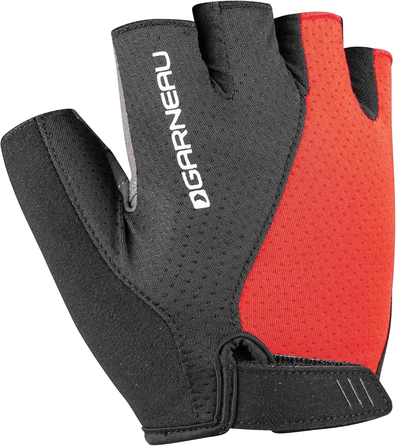 Louis Garneau, Men's Air Gel Ultra Bike Gloves, Black/Red, Large