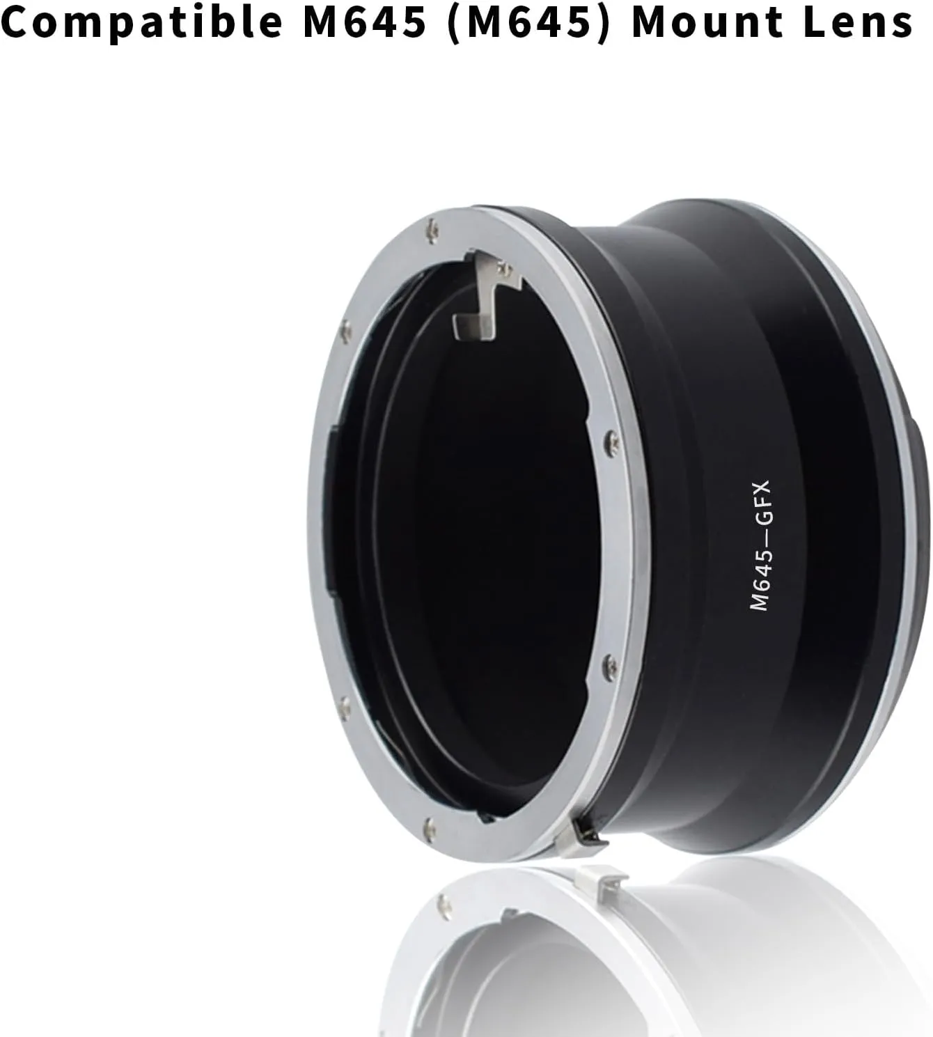 M645 Lens GFX Adapter,Mamiya 645 (M645) Mount Lens to FX G Mount GFX100 GFX50S GFX50R GFX100S Cameras Lens Cleaning Cloth