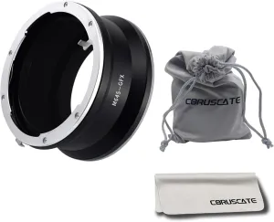 M645 Lens GFX Adapter,Mamiya 645 (M645) Mount Lens to FX G Mount GFX100 GFX50S GFX50R GFX100S Cameras Lens Cleaning Cloth