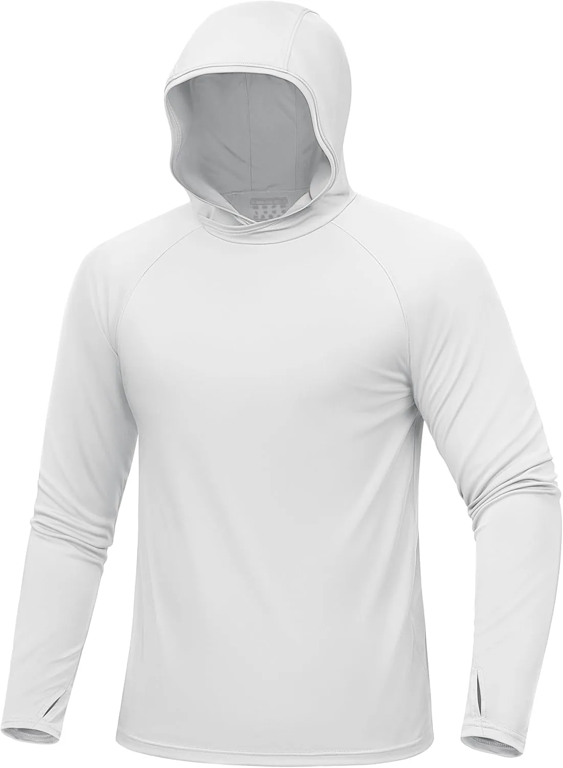 MAGCOMSEN Men's UPF 50  Sun Protection Shirts Quick Dry Long Sleeve Rash Guard Lightweight Hoodie Shirt Fishing Running