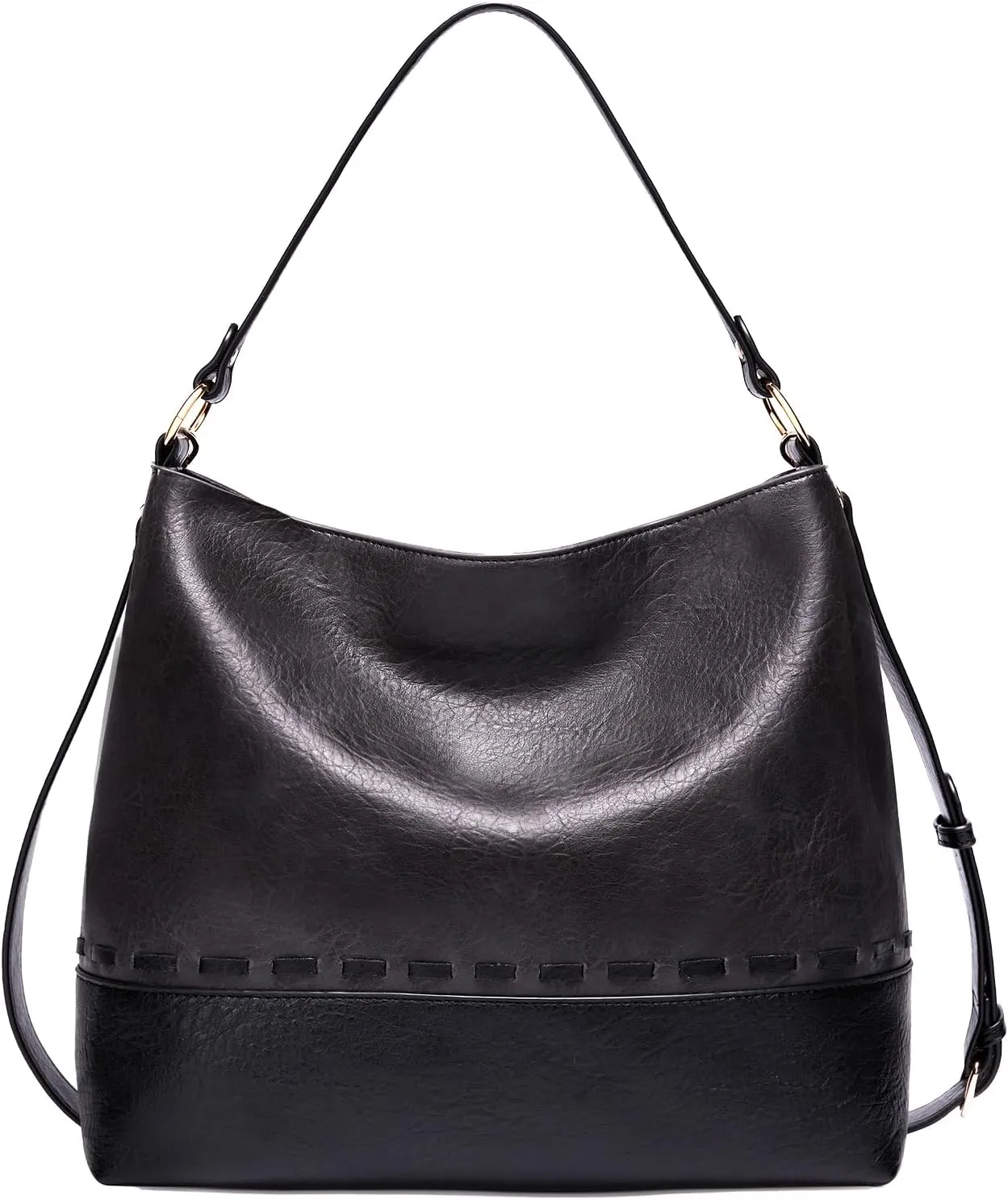 Marvolia Hobo Bags for Women Vegan Leather Shoulder Purses and Handbags Top Handle Handbags with Adjustable Shoulder Strap