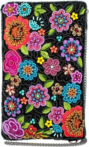 Mary Frances So Sweet Beaded Floral Crossbody Phone Bag, Multi