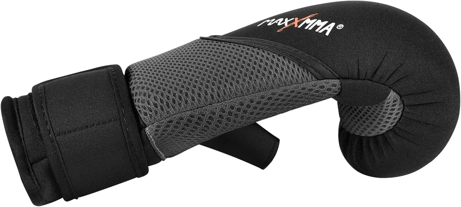 MaxxMMA Neoprene Washable Heavy Bag Gloves - Boxing Punching Training