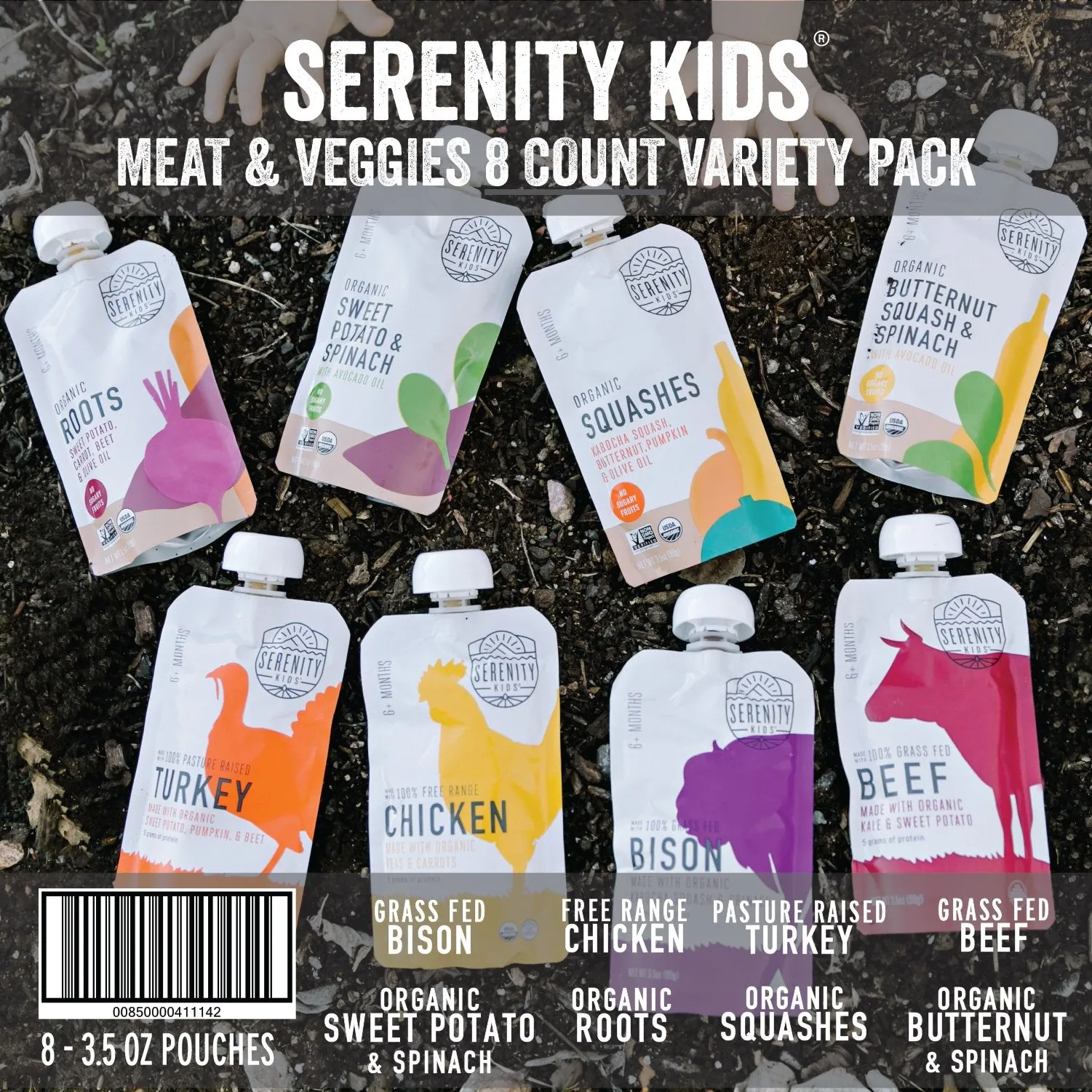 Meat & Veggies Baby Food Variety Pack