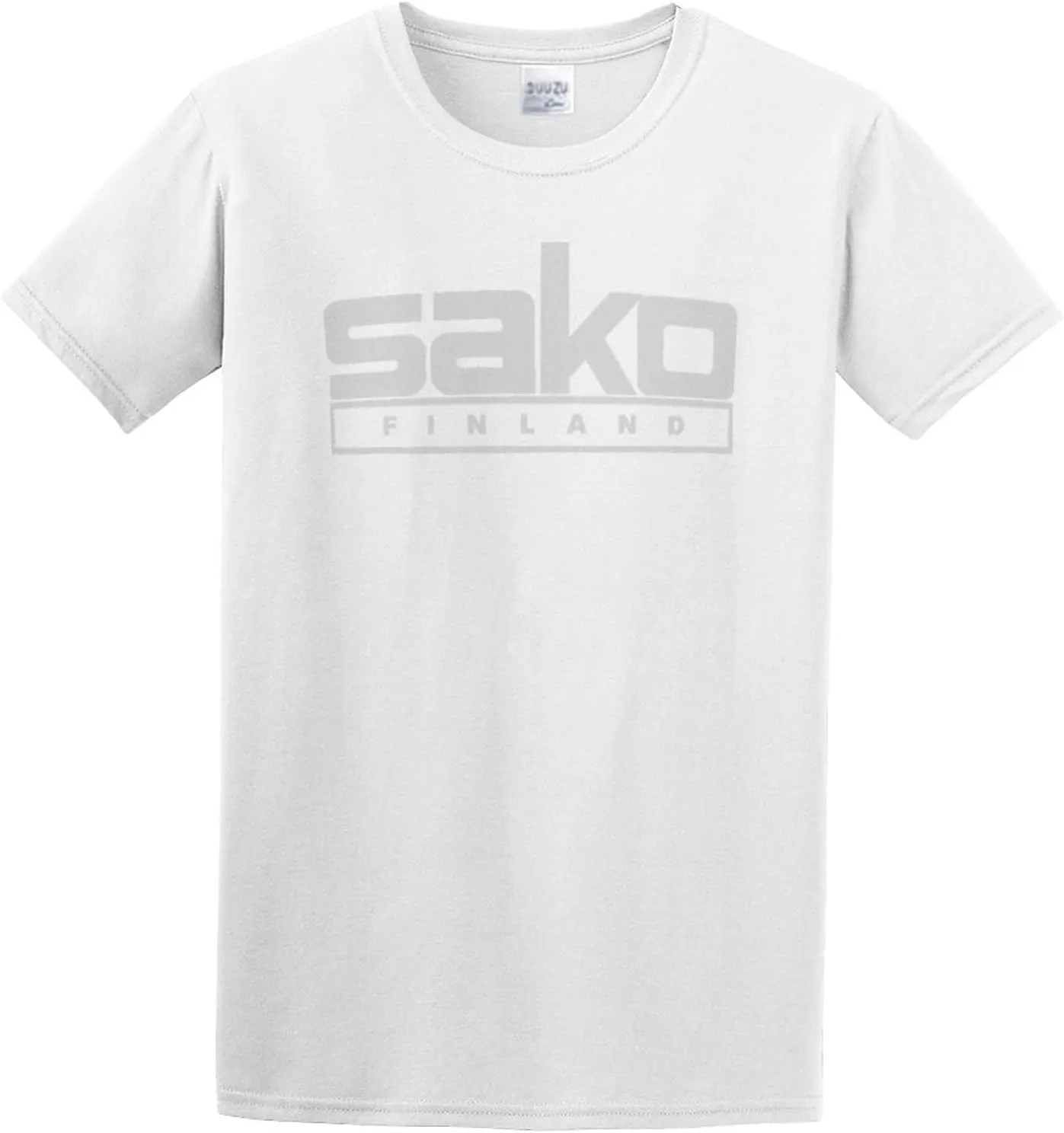 Men's Round Neck T-Shirt Sako Rifles Oy Firearm O Neck Men T-Shirt Cool and Breathable White