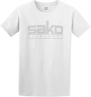 Men's Round Neck T-Shirt Sako Rifles Oy Firearm O Neck Men T-Shirt Cool and Breathable White