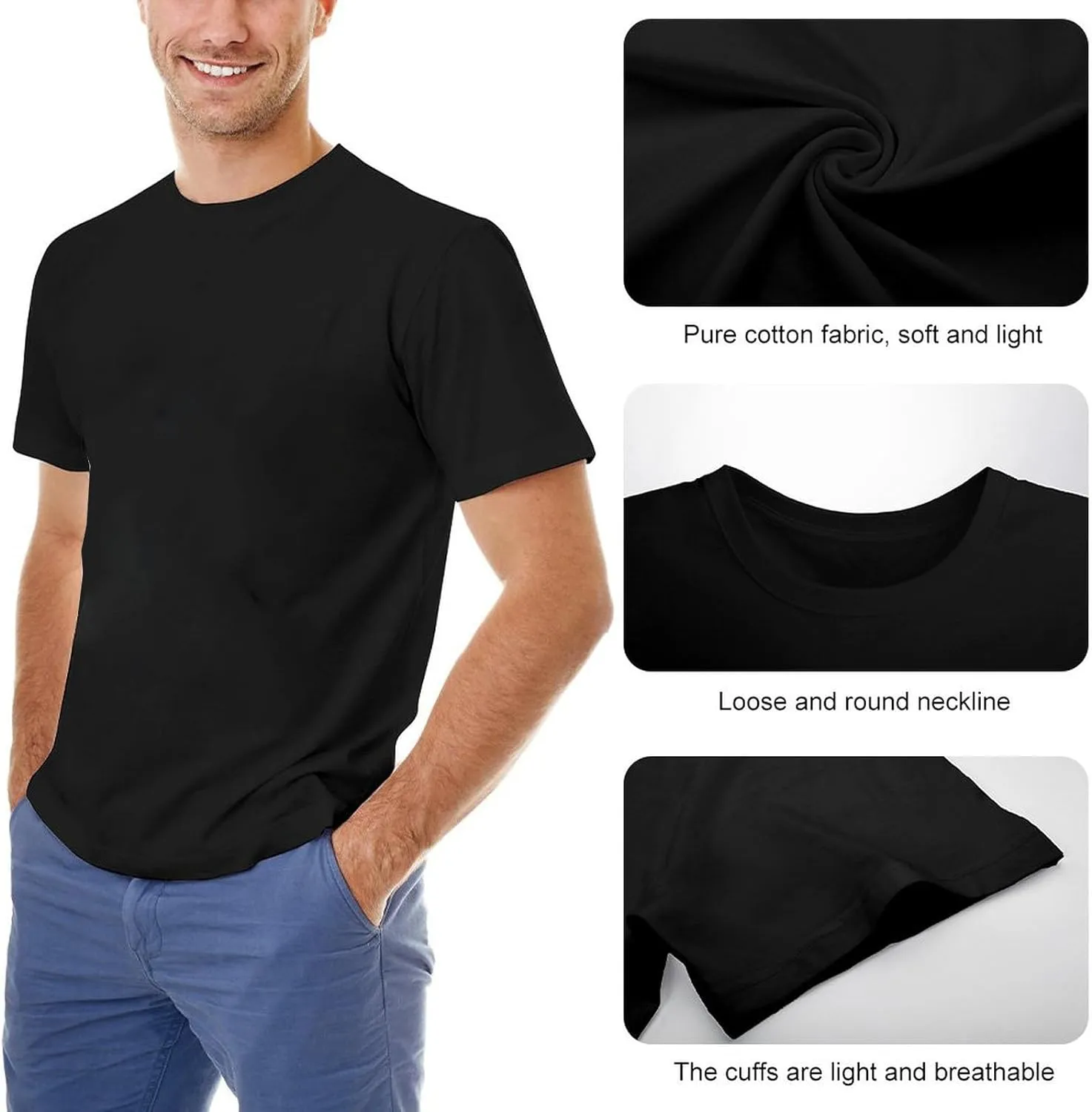Men's Summer T-Shirt Tikka by Sako Firearms Hand wash Recommended Black