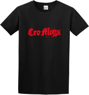 Men's T-Shirt Feel Soft New Cro-Mags Cro Mags Logo Punk Hardcore Band Cool and Breathable Black