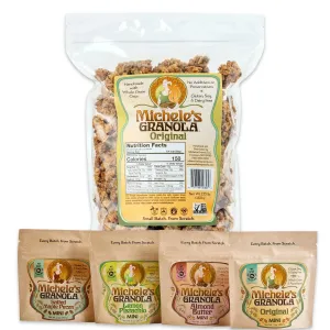 Michele's Granola Original Bulk and Michele's Mini Snack Packs, Variety Pack