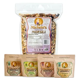 Michele's Muesli and Michele's Granola Snack Packs, Variety Pack