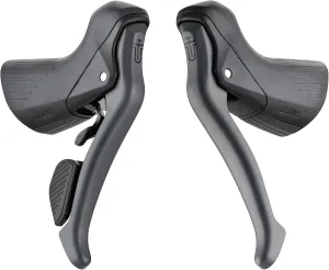 microSHIFT Sword Drop Bar Shift/Brake Lever Set - 1x, 10-Speed, Sword Compatible, Gray