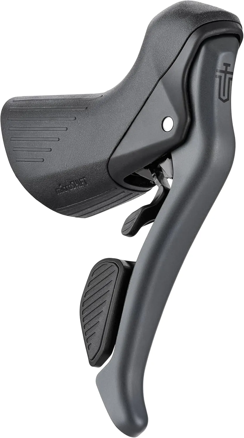 microSHIFT Sword Right Drop Bar Shifter/Brake Lever - 10-Speed, Sword Compatible, Gray