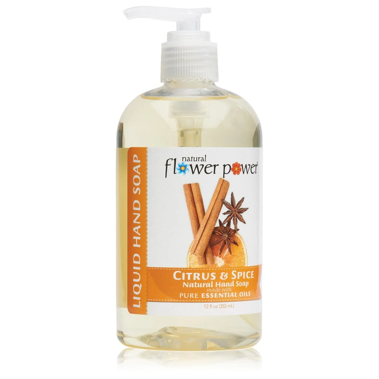 Moisturizing Liquid Hand Soap – Citrus & Spice – Plant-Based   Aloe Vera – Scented w/ Essential Oils – Natural Hand Wash Kitchen   Bathroom – 12 Fl Oz Pump Bottles (Pack of 3)