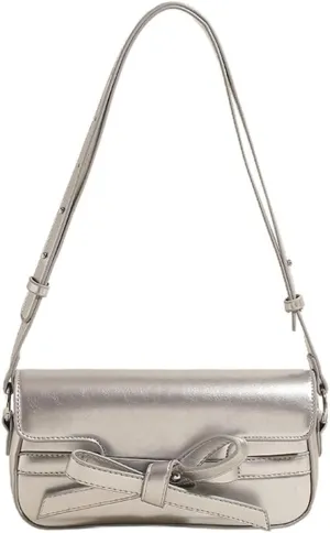 Molodo Shoulder Bags for Women 2024 Bow Purse Women's Crossbody Handbags Versatile Trending Purses Aesthetic Underarm Bag
