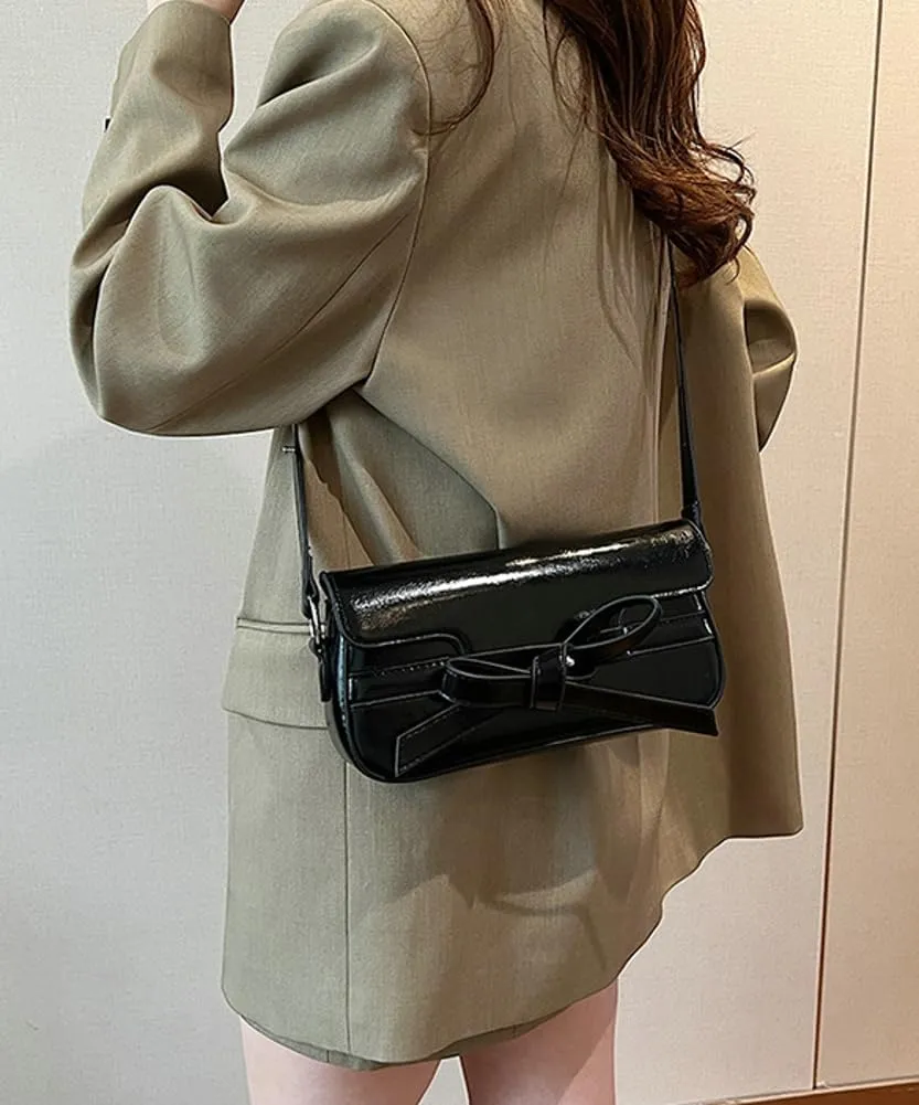 Molodo Shoulder Bags for Women 2024 Bow Purse Women's Crossbody Handbags Versatile Trending Purses Aesthetic Underarm Bag