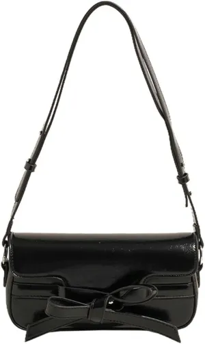 Molodo Shoulder Bags for Women 2024 Bow Purse Women's Crossbody Handbags Versatile Trending Purses Aesthetic Underarm Bag
