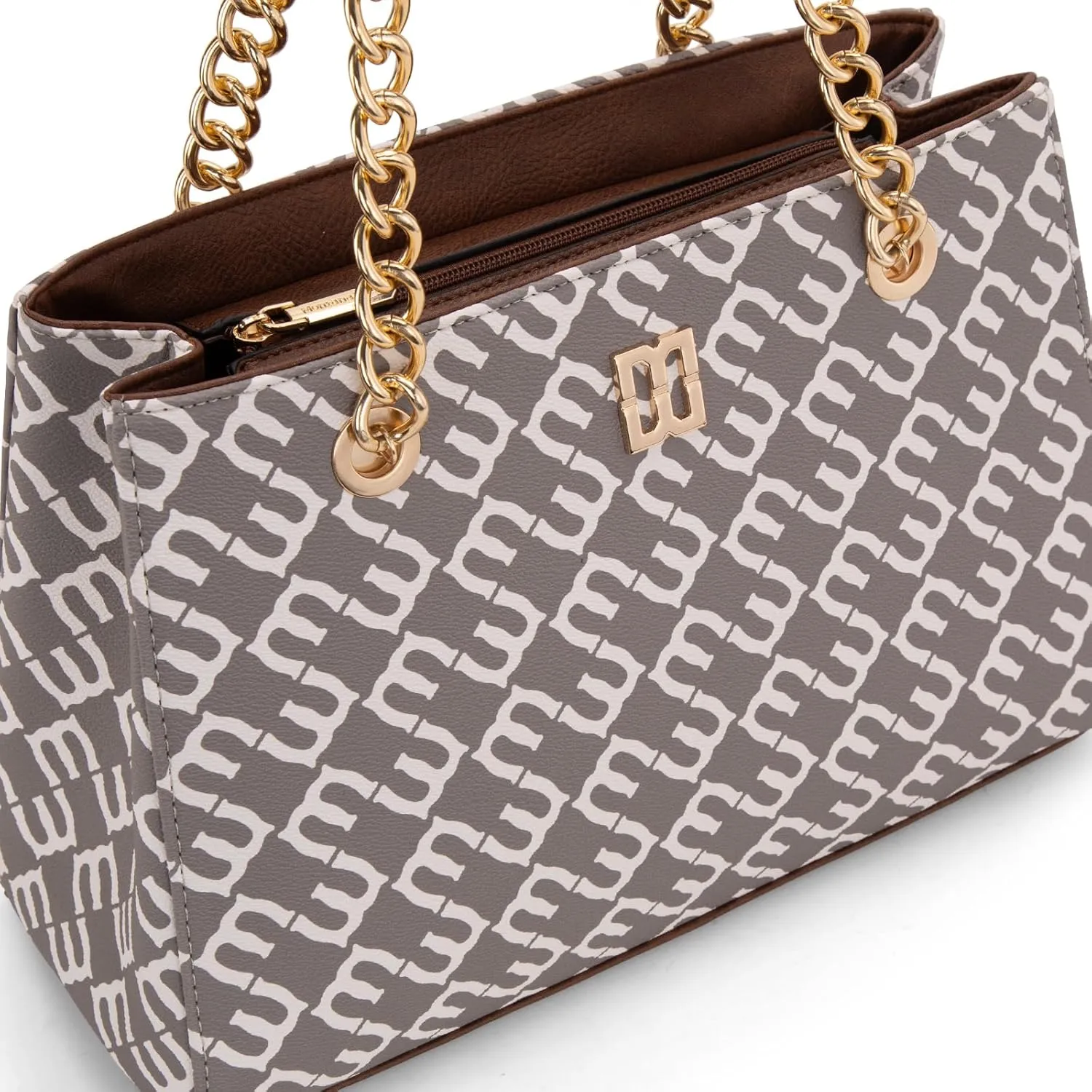Montana West MEDIUM Tote Bag for Women Quilted Chain Handbags Shoulder Purse