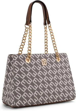 Montana West MEDIUM Tote Bag for Women Quilted Chain Handbags Shoulder Purse