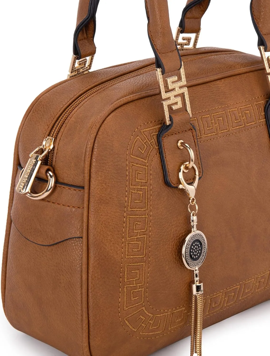 Montana West Small Top Handle Purse for Women Crossbody Satchel Handbag Barrel Bag