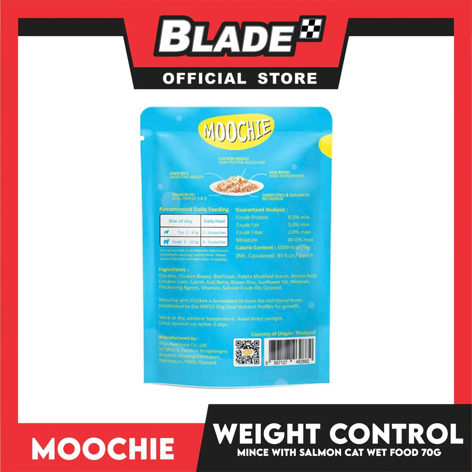 Moochie Healthy Growth Puppy Dog Wet Food (Chicken) 85g