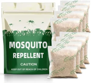 Mosquito Repellent Pouches, Mosquito Repellent for Patio, Mosquito Repellent Outdoor Patio, Mosquito Deterrent Indoor,Mosquito Control, Keep Mosquitoes Away from Home,Patio,Camping,Car&More-8P