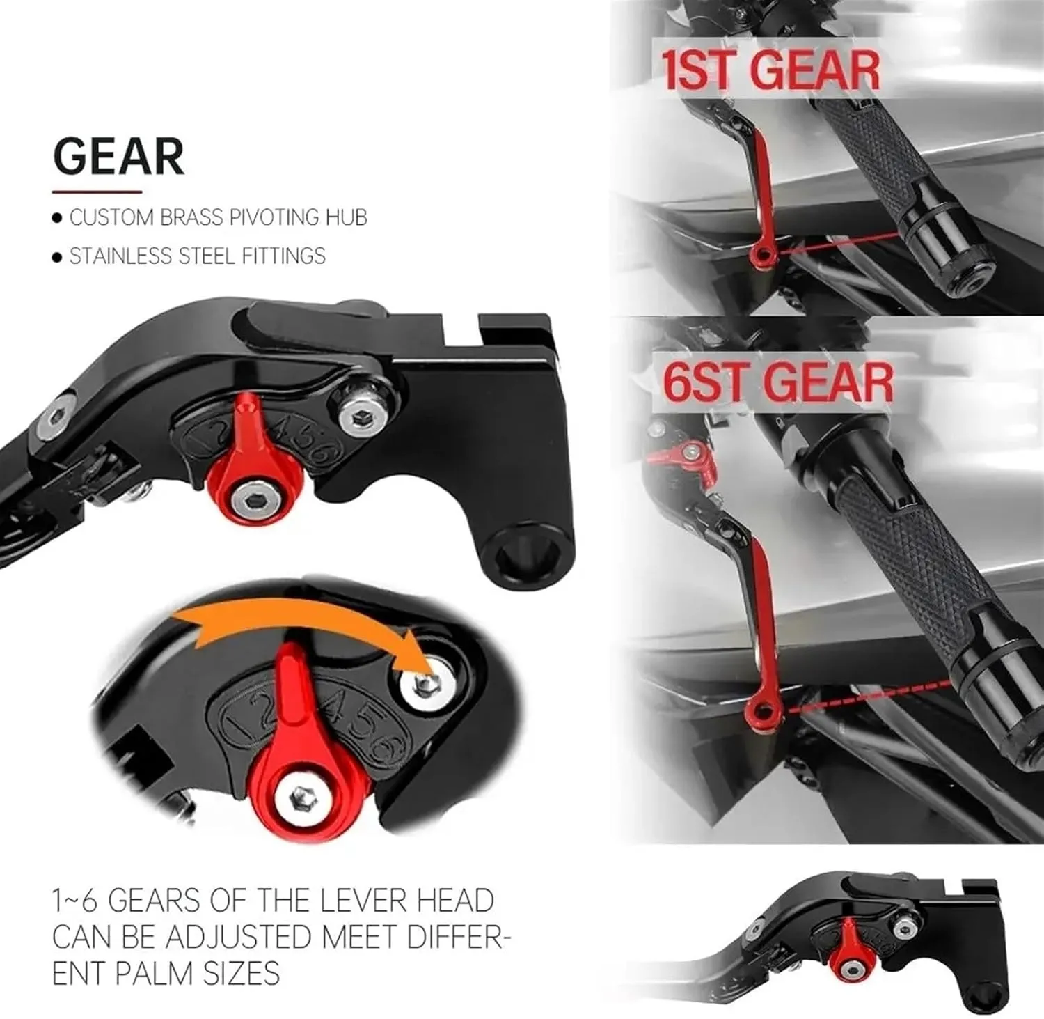 Motorcycle Accessories Brake Clutch Levers Handlebar Handle bar Hand Grips Ends for H┐onda CRF1100L A┐frica T┐Win CRF 1100 L(C)