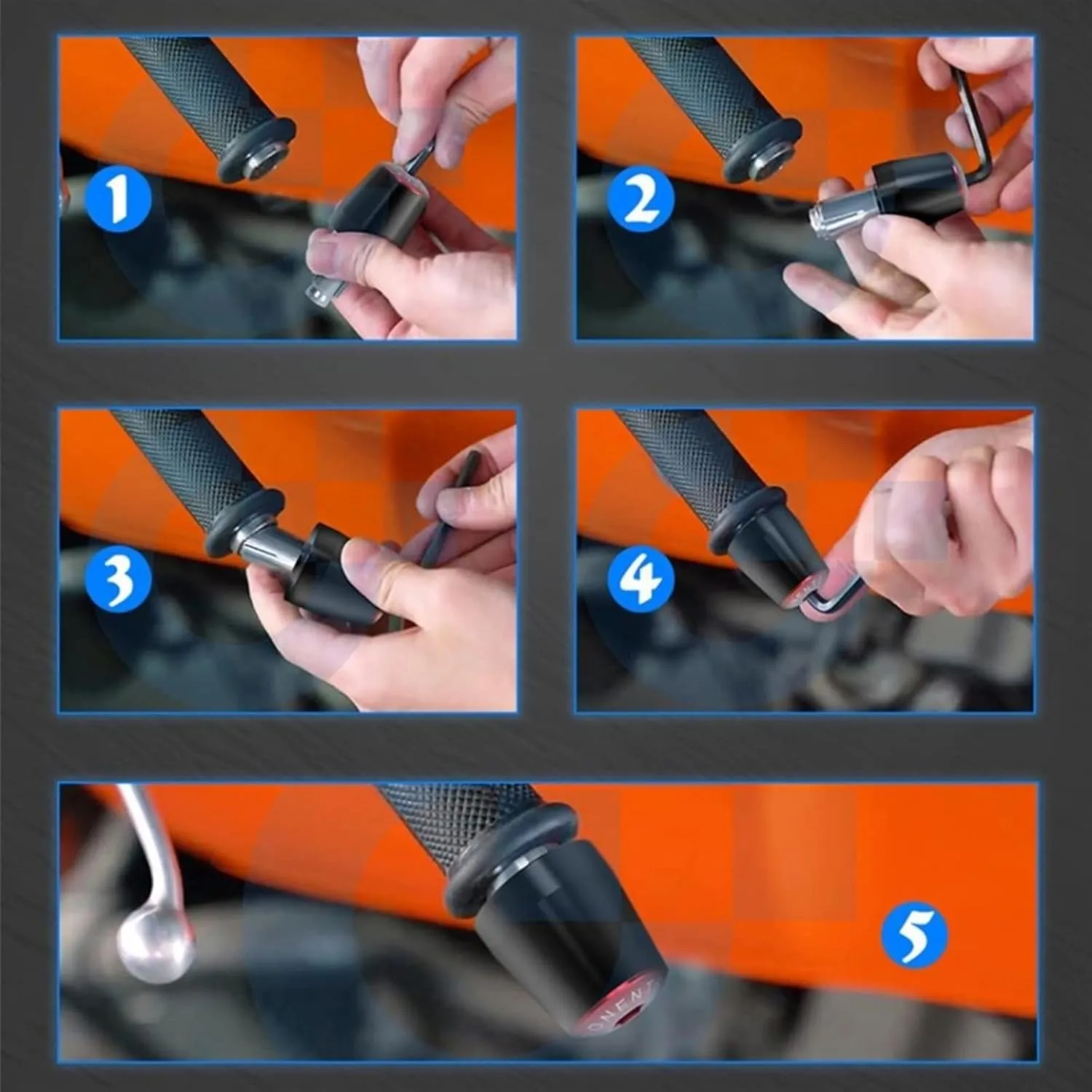 Motorcycle Accessories Brake Clutch Levers Handlebar Handle bar Hand Grips Ends for H┐onda CRF1100L A┐frica T┐Win CRF 1100 L(C)