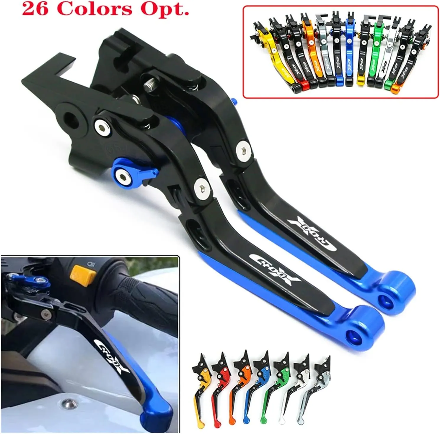 Motorcycle Accessories Motorcycle Adjustable Folding Brake Clutch Levers Foldable Extendable Hand Grip Handle Bar for BMW C400X C400 X C 400X 2018-2022