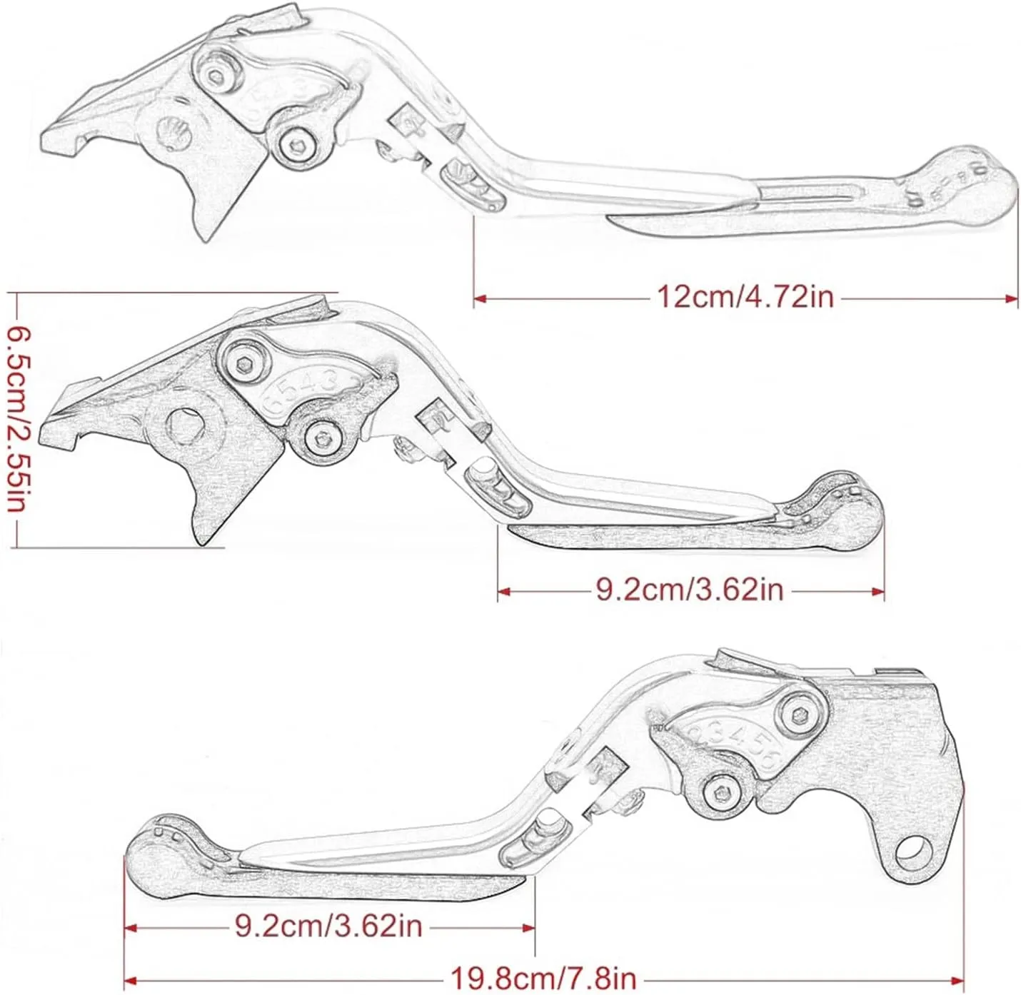 Motorcycle Accessories Motorcycle Adjustable Folding Brake Clutch Levers Foldable Extendable Hand Grip Handle Bar for BMW C400X C400 X C 400X 2018-2022