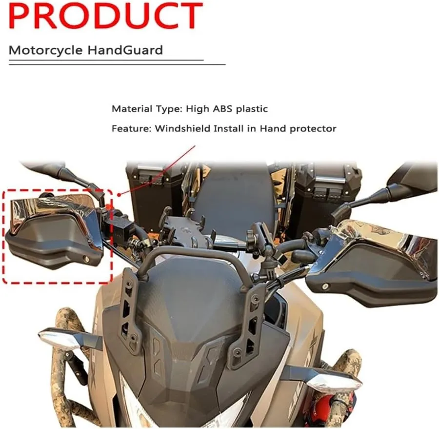 Motorcycle Handguards Handguard Hand Protection Wind Shield Hand Guards Cover for H&ond&a CB 500X C B500 X CB500X NC750 X NC750X 2013-2023 Motorcycle