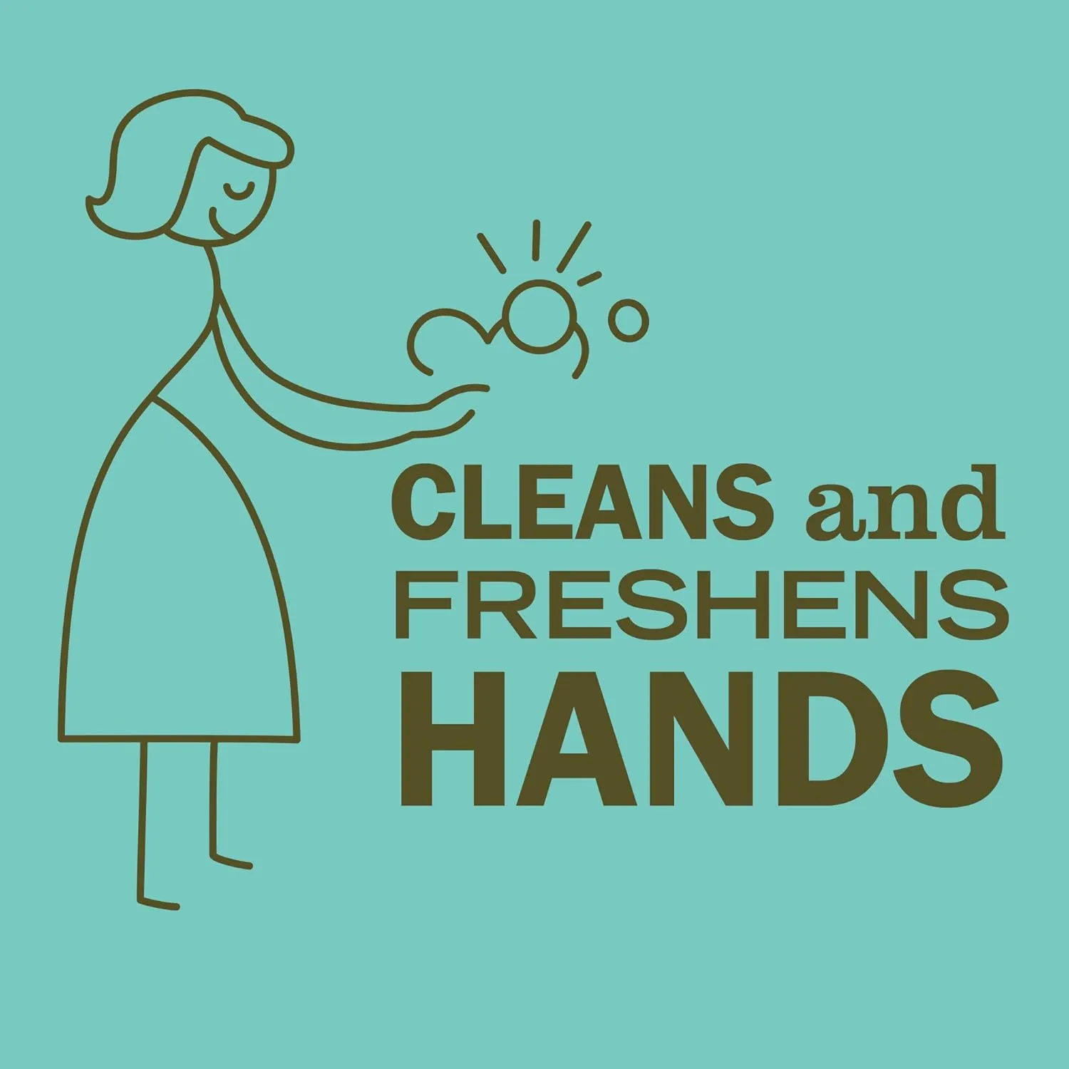 MRS. MEYER'S CLEAN DAY Antibacterial Hand Sanitizer Spray, Travel Size, Removes 99.9% of Bacteria, Basil, 2 oz - Pack of 4