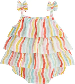 Mud Pie Baby Girls Children's Rainbow Tier Bubble