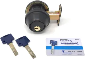 MUL-T-LOCK Double Cylinder Cronus Deadbolt Interactive  (Oil Rubbed Bronze)
