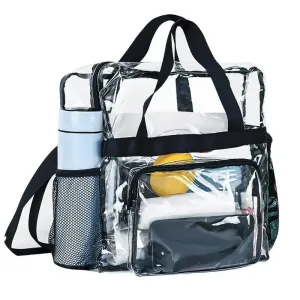 Multi-Compartment Clear stadium bag