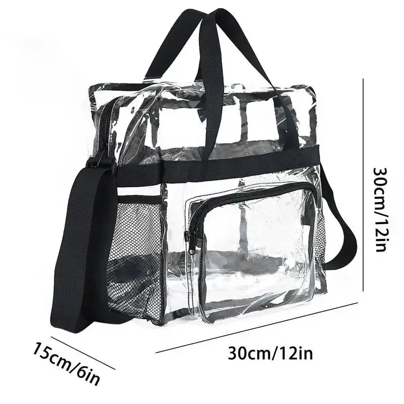 Multi-Compartment Clear stadium bag