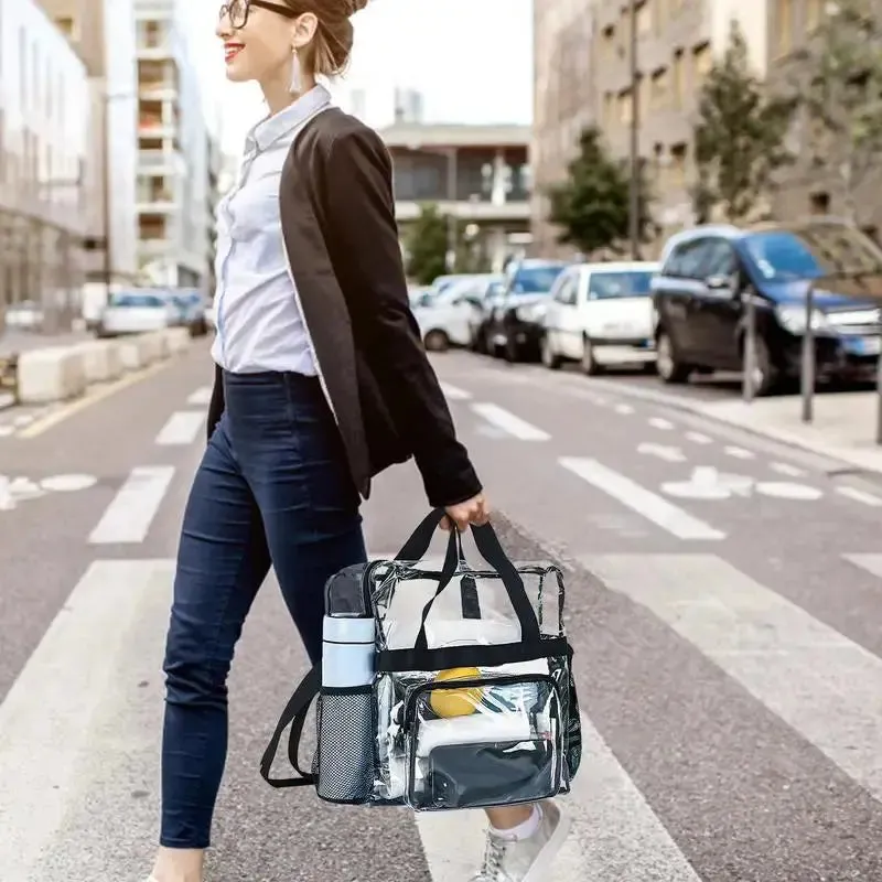 Multi-Compartment Clear stadium bag