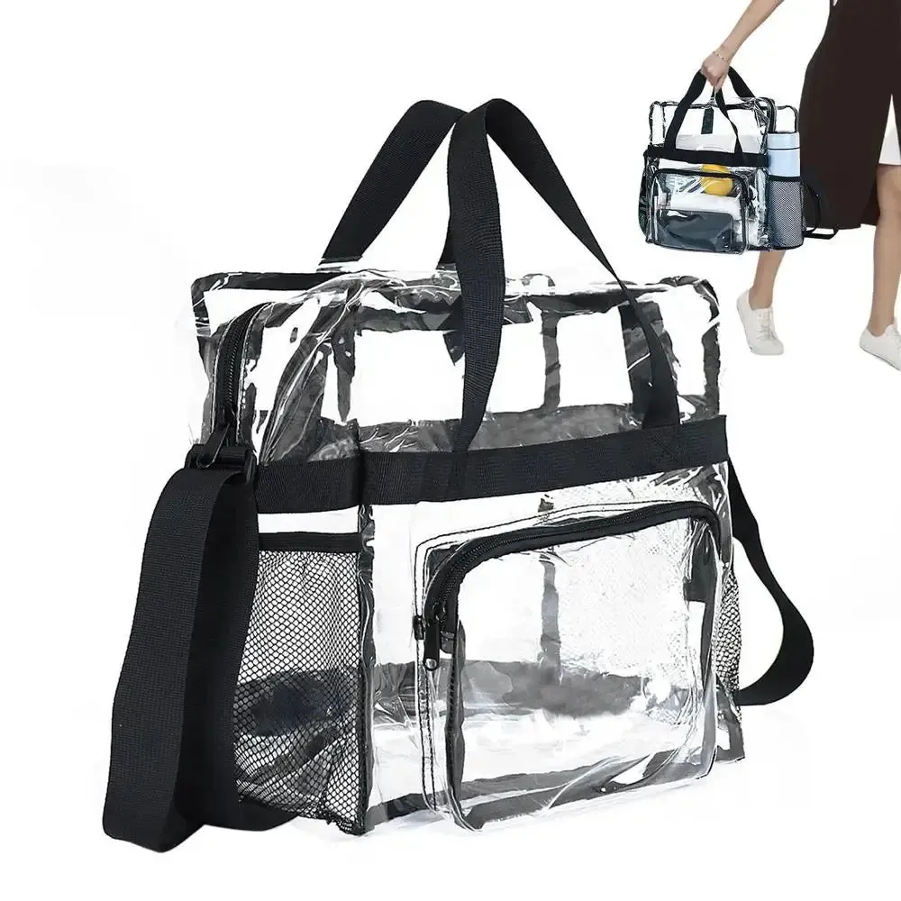Multi-Compartment Clear stadium bag