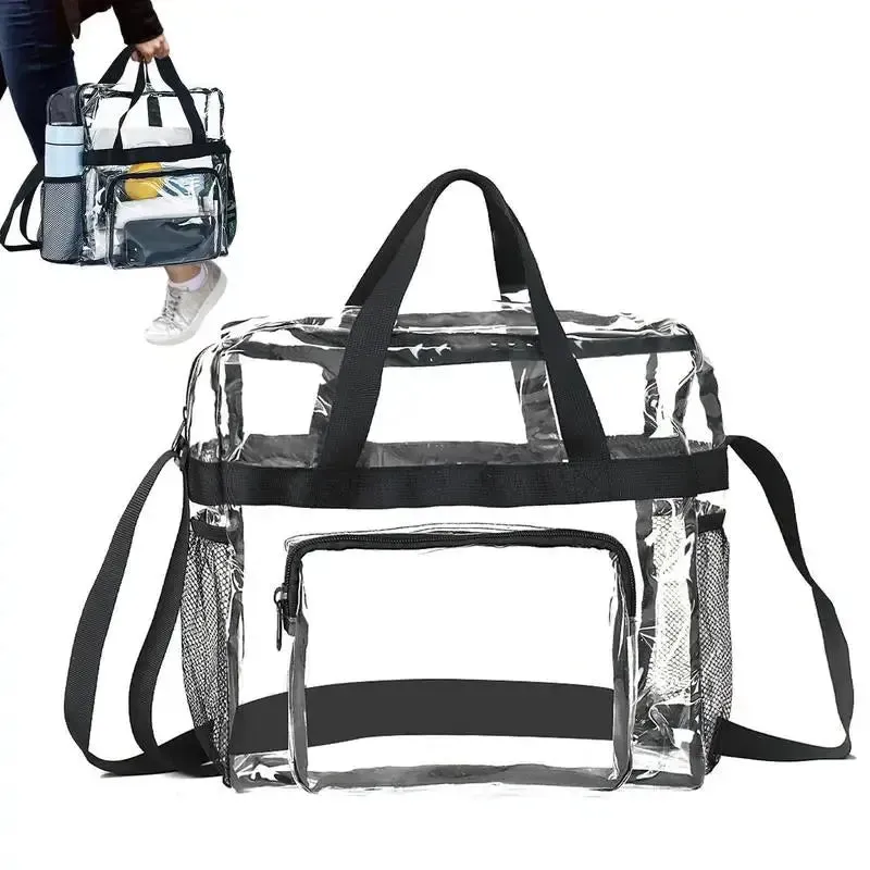 Multi-Compartment Clear stadium bag