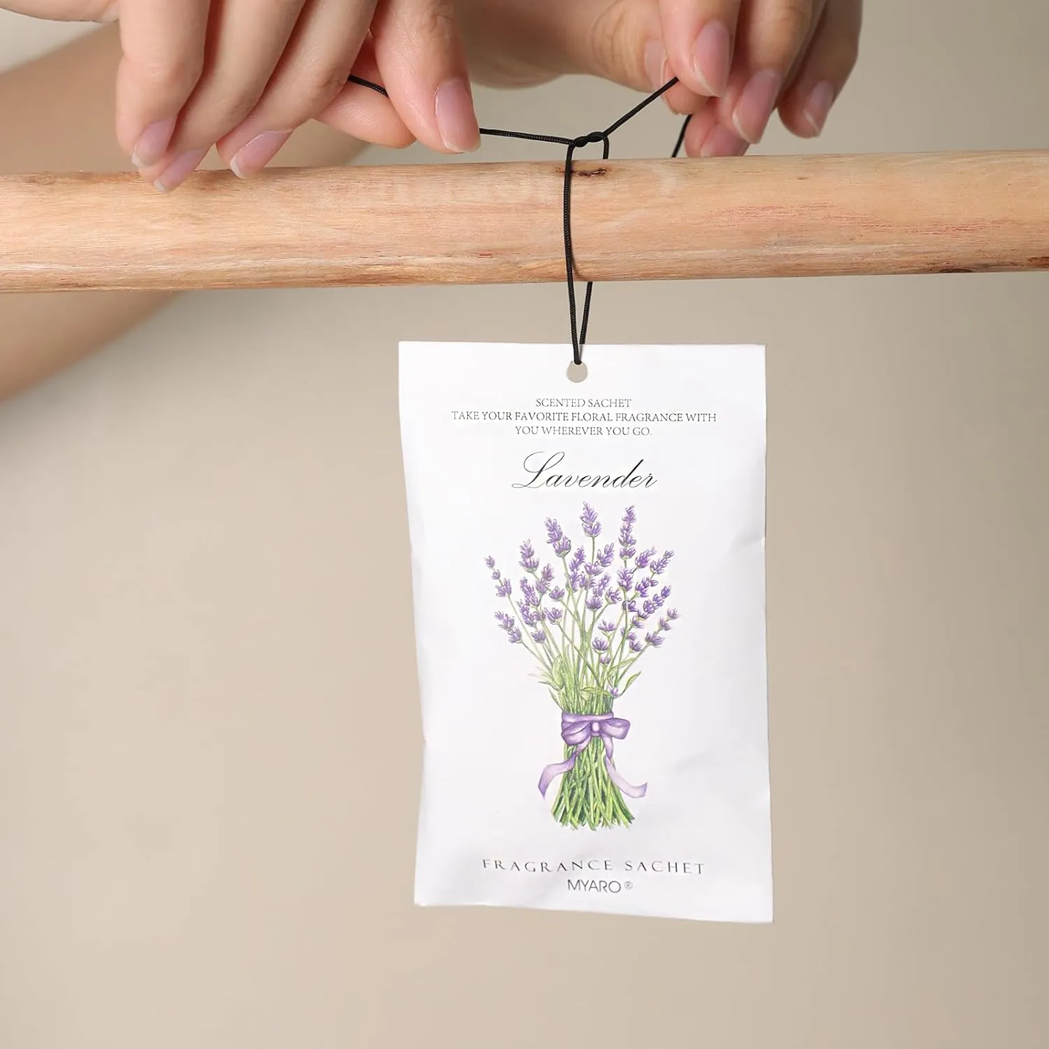 MYARO 12 Packs Lavender Scented Sachets Air Freshener for Drawer and Closet, Long-Lasting Sachets Bags Drawer deodorizers Fresh Scents, Home Fragrance for Lover
