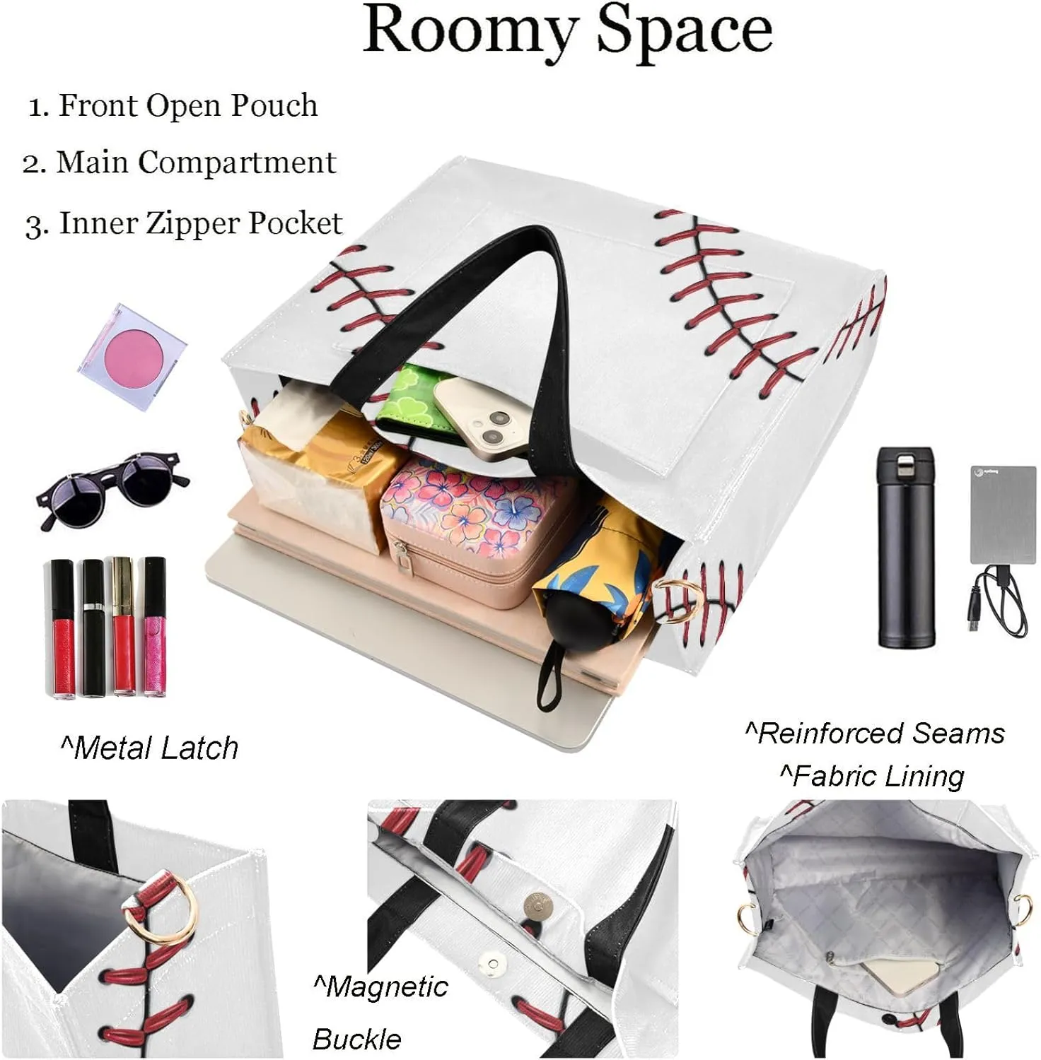Naanle Chic Pattern Corduroy Satchel Tote Shoulder Bag for Women Weekender Travel Beach Shopping Gym