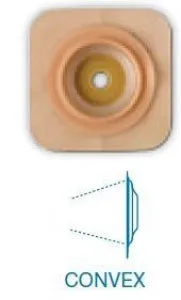 Natura® Convex Durahesive® Skin Barrier, White, Cut-to-Fit Stoma Opening 1/2" - 1-7/8" (13mm - 48mm), Flange 2-3/4" (70mm) - Box of 10