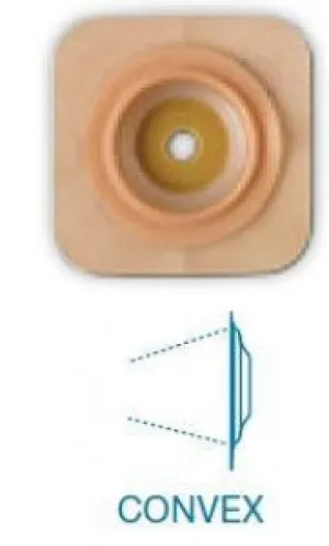 Natura® Convex Durahesive® Skin Barrier, White, Cut-to-Fit Stoma Opening 1/2" - 1-7/8" (13mm - 48mm), Flange 2-3/4" (70mm) - Box of 10