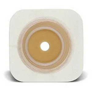Natura® Flexible Durahesive® Skin Barrier, 4" x 4" (10cm x 10cm) White, Cut-to-Fit Stoma Opening 1/2" - 3/4" (13mm - 19mm), Flange 1-1/4" (32mm) - Box of 10