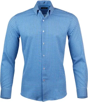 NAUTICA Slim Fit Mens Dress Shirts Long Sleeve Button Down Wrinkle Free Formal 4-Way Stretch