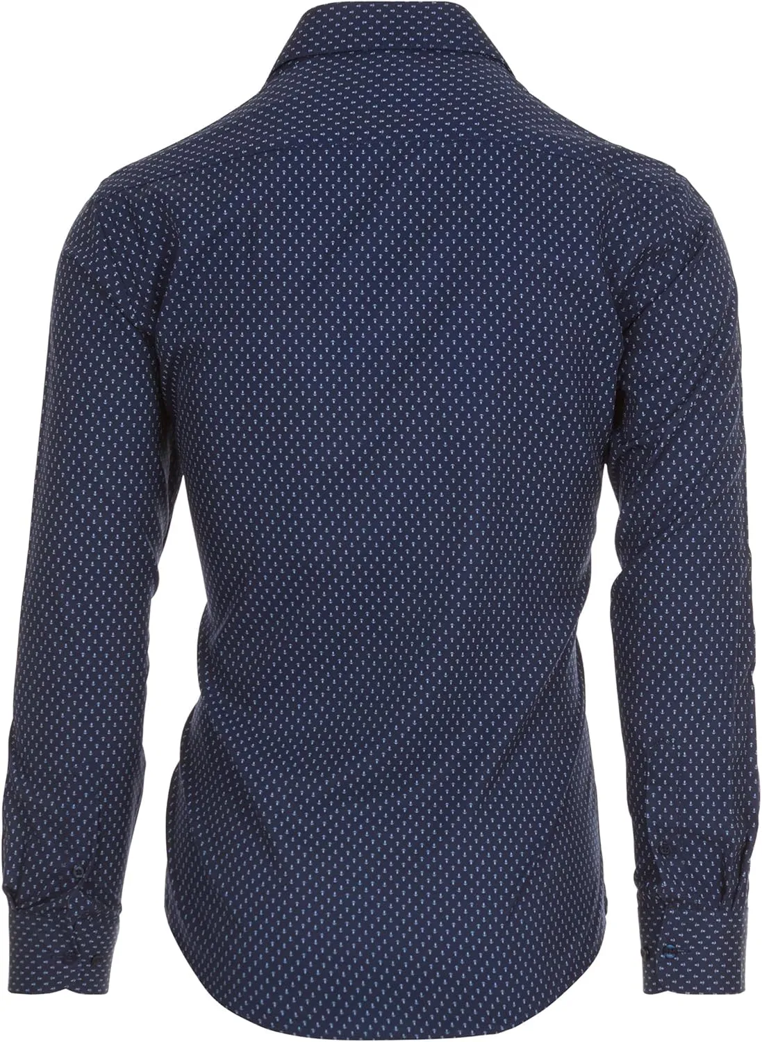 Nautica Slim Fit Mens Dress Shirts Long Sleeve Button Down Wrinkle Free Formal 4-Way Stretch